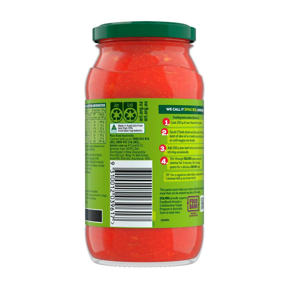 Dolmio Extra Pasta Sauce Garden Vegetables - 500g