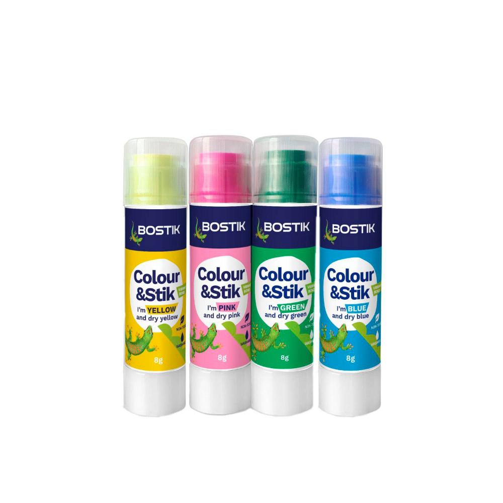 Bostik Colour & Stik 8G - 4 Pack