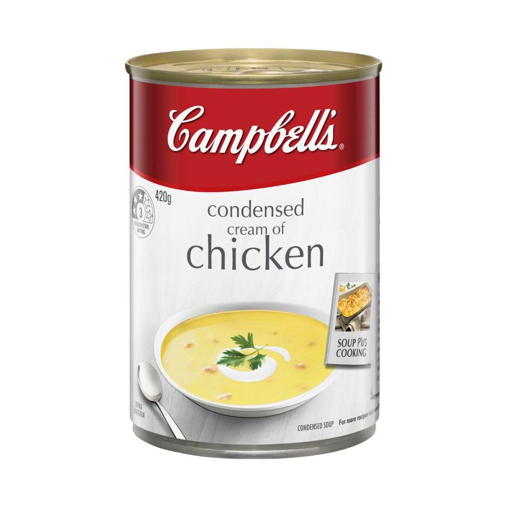 Campbell's Condensed Soup Can Cream Of Chicken - 420g