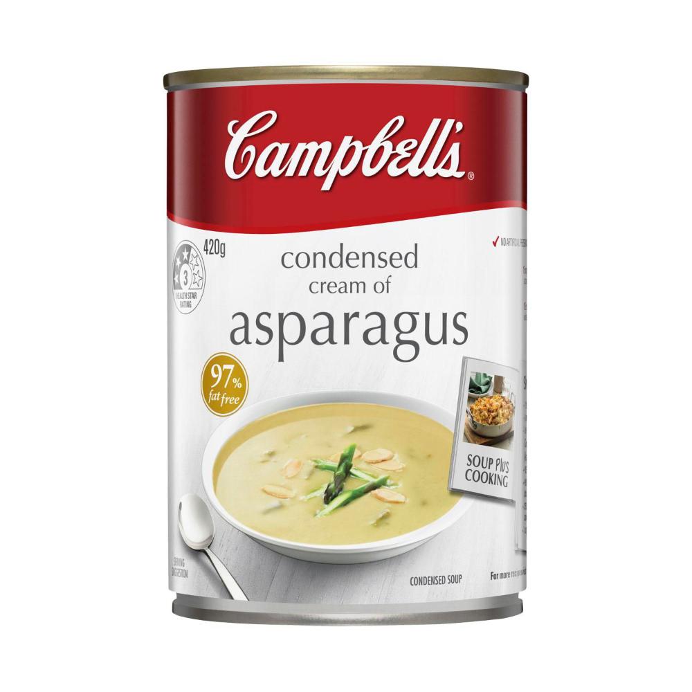 Campbell's Condensed Soup Can Cream Of Asparagus - 420g