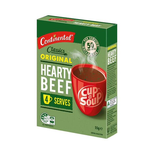 Continental Cup A Soup Hearty Beef Soup Serves 4 - 55g