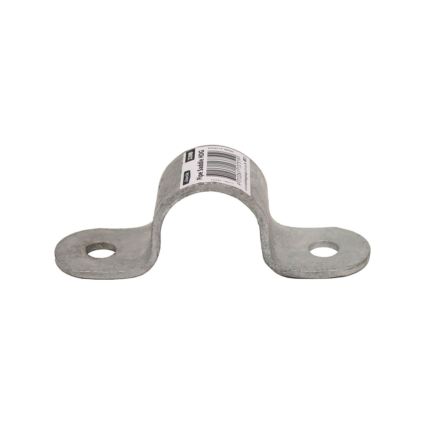 Jack Hot Dipped Galvanised Pipe Saddle - 32NB - 141 x 42 x 40mm