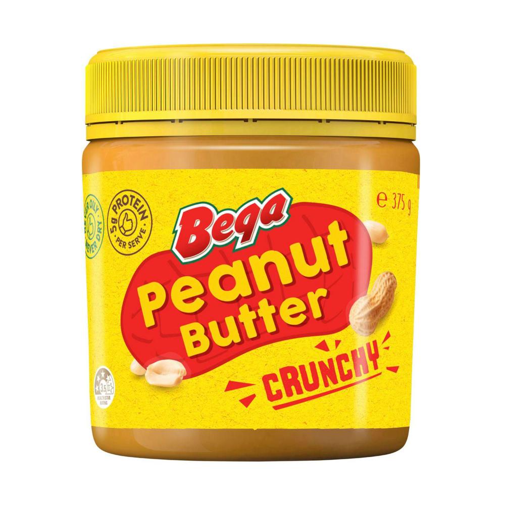Bega Spread Peanut Butter Crunchy - 375g