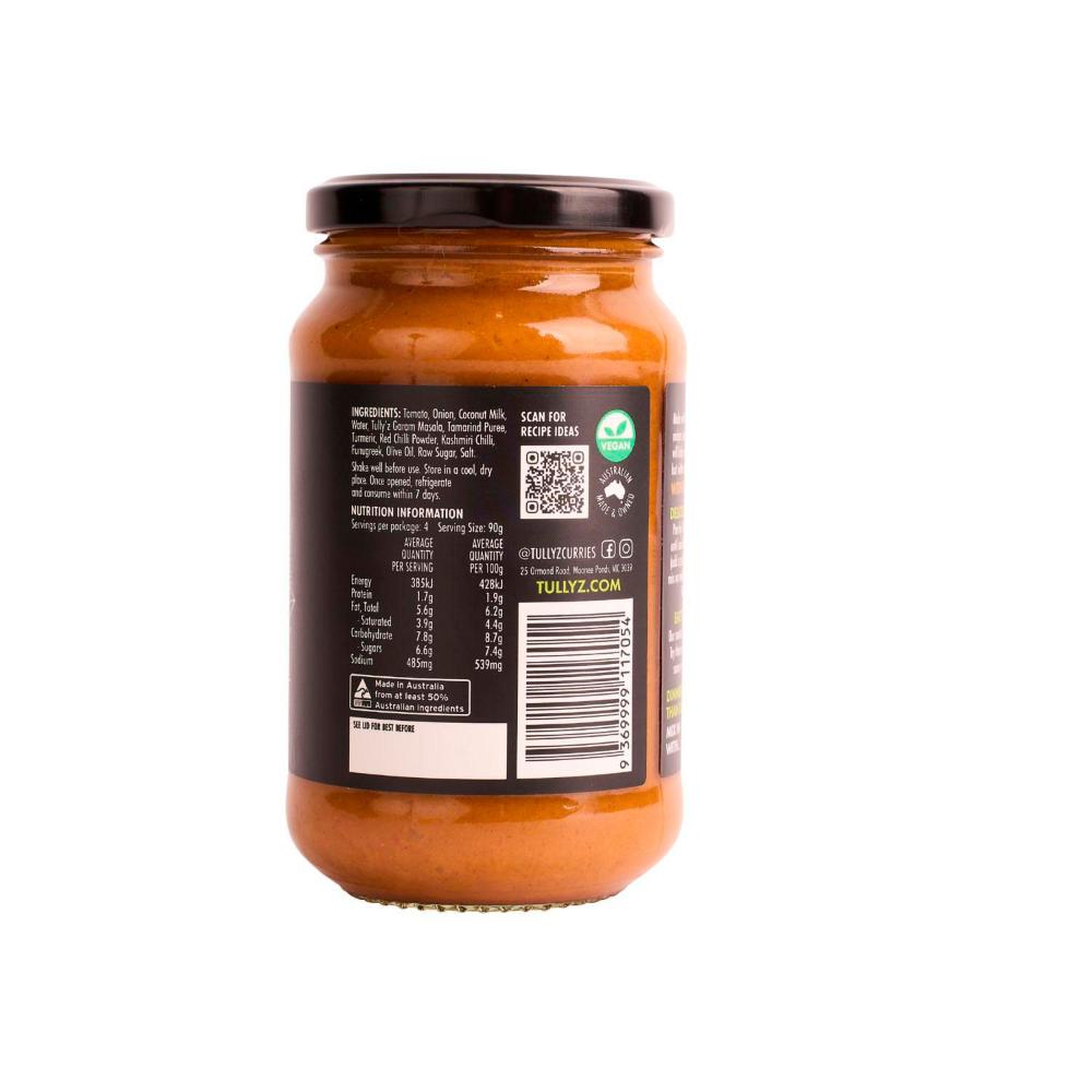 Tully'z Kitchen Natural Tikka Masala Curry Sauce - 375g