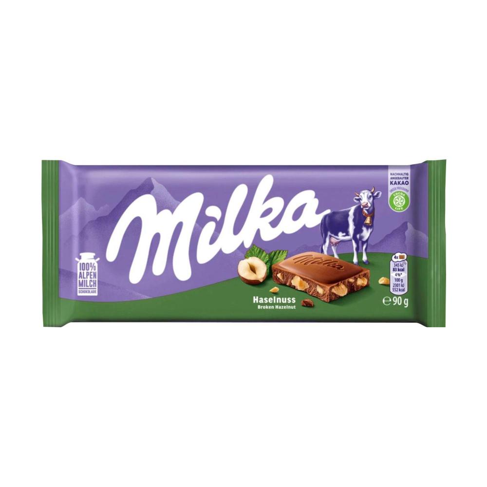 Milka Hazelnut Chocolate - 90g
