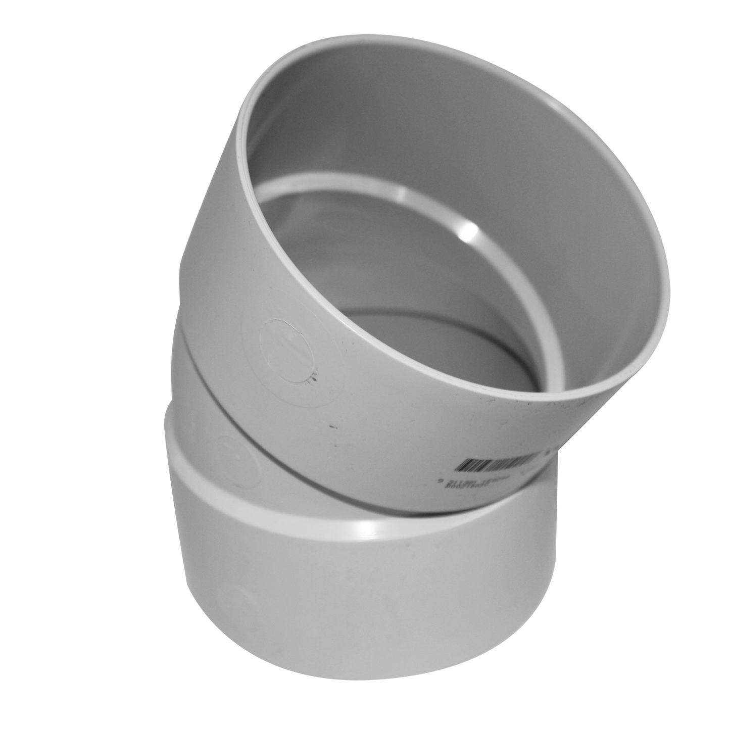 Holman 40mm PVC DWV Plain Bend - Female & Female - 45 Deg