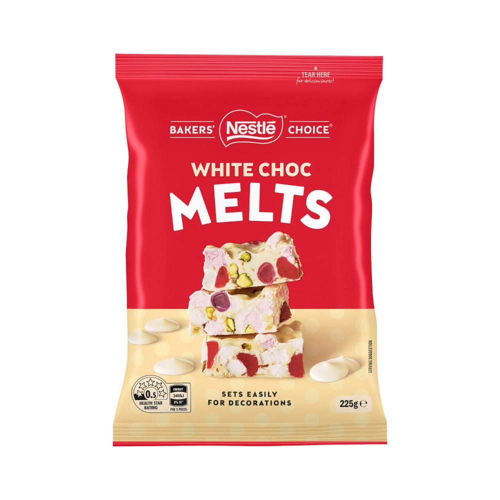 Nestle Melts Baking Chocolate White - 225g