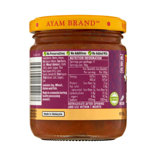 Ayam Stir Fry Paste Thai Basil Chilli - 185g