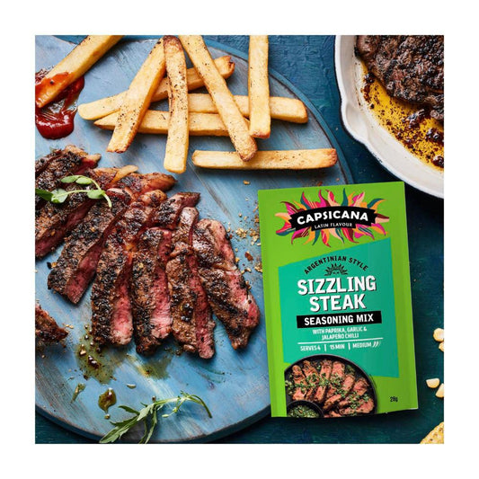 Capsicana Argentinian Style Sizzling Steak Seasoning Mix - 28g