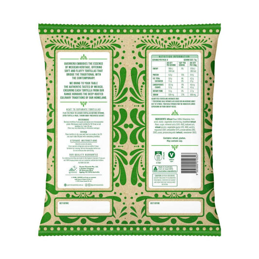 Guerrero Burrito Tortillas 10in 8 Pack - 567g