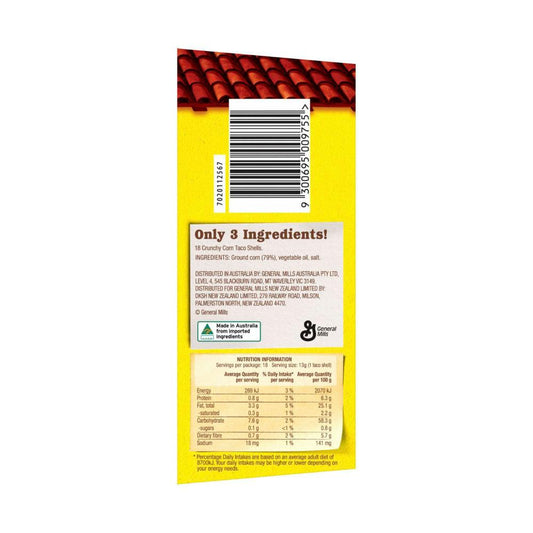 Old El Paso Taco Shells Family Pack - 234g
