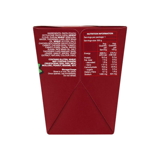 Nombox Meal Box Bolognese Pasta - 350g