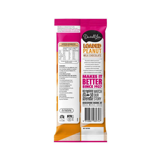 Darrell Lea Double Peanut Block Chocolate - 170g