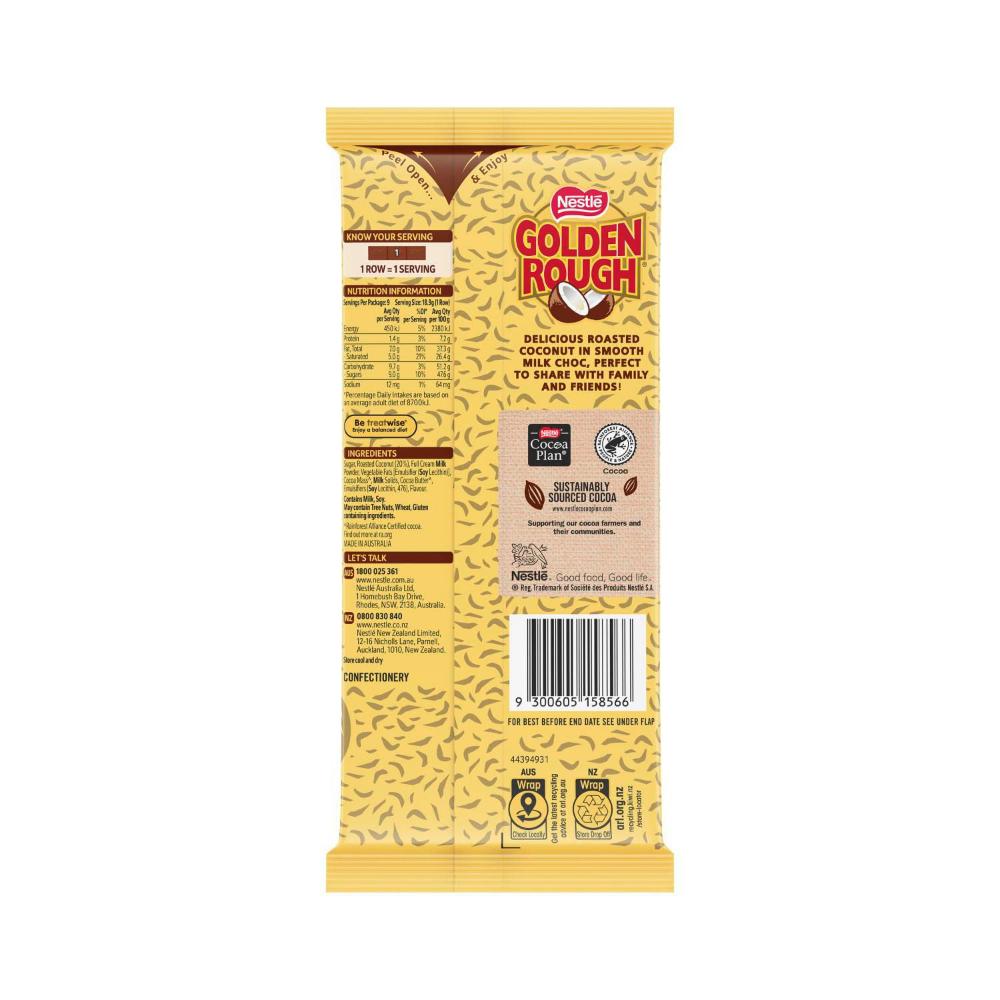 Nestle Golden Rough Coconut Chocolate Block - 170g