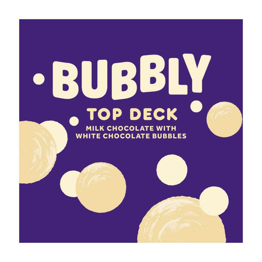 Cadbury Top Deck Bubbly Block Chocolate - 160g