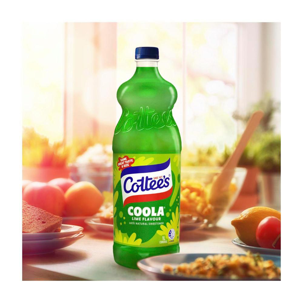 Cottee's Cordial Coola Lime - 1L