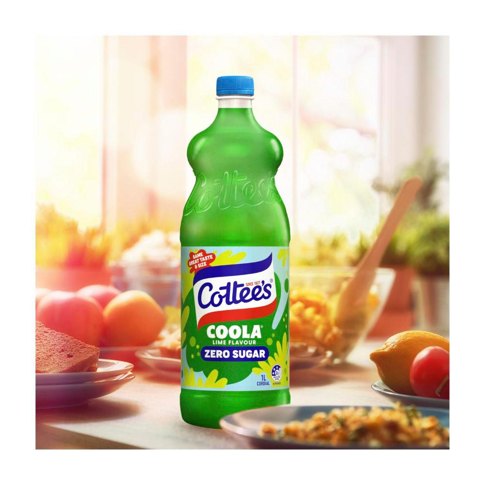 Cottee's Cordial Coola Zero Sugar - 1L