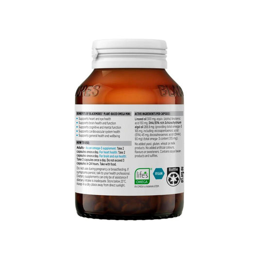 Blackmores Vegan Omega-3 Oil - 120 Pack