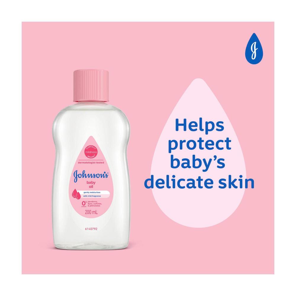 Johnson's Gentle Mild Moisturising Baby Oil - 200mL