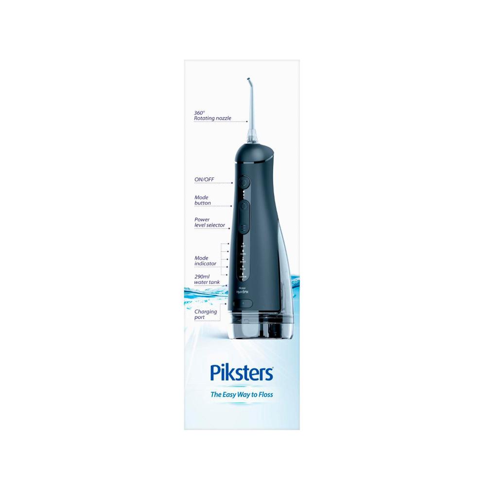 Piksters Hydropik Easy Water Flosser Black - 1 Pack