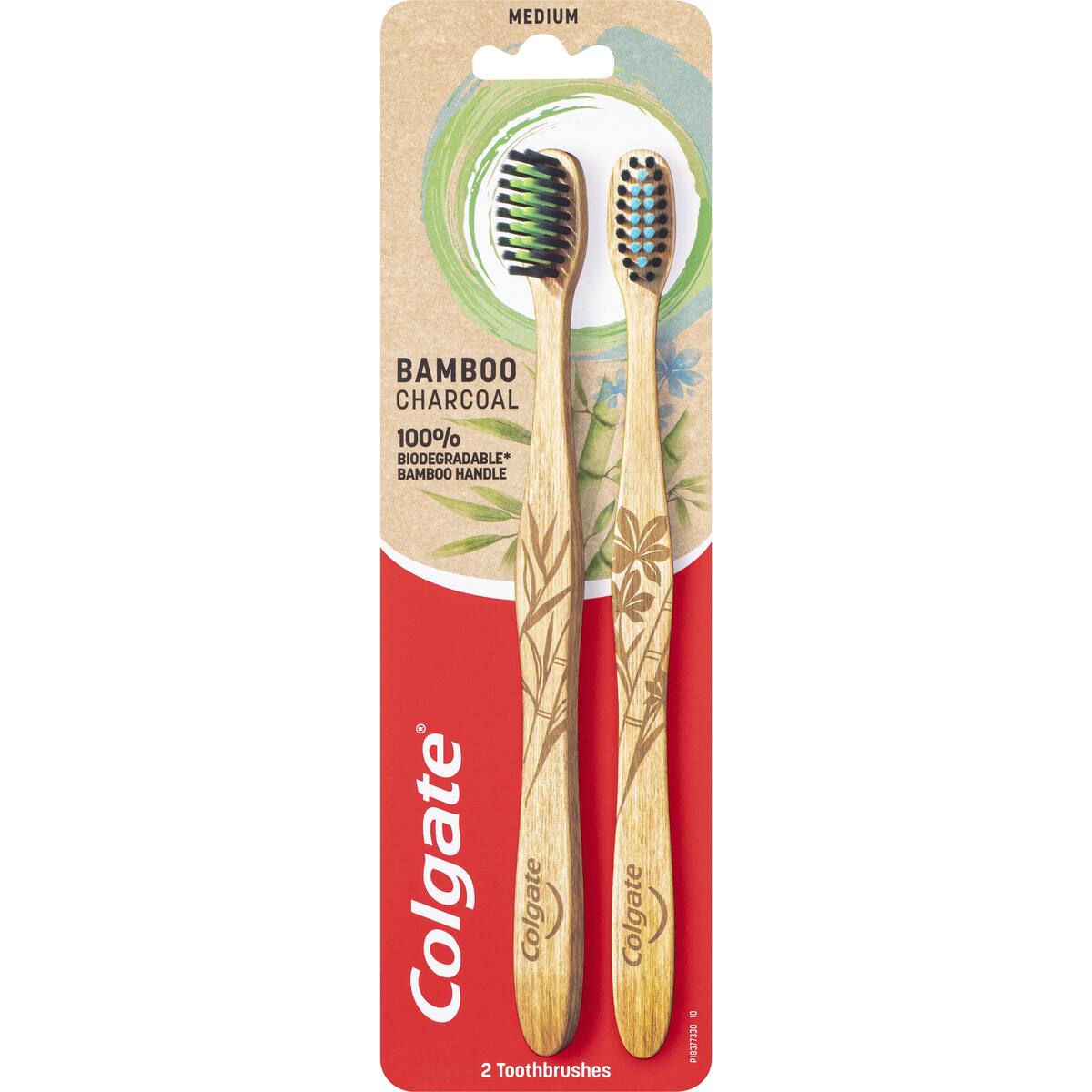 Colgate Toothbrush Biodegradable Bpa Free Bamboo 2 Pack