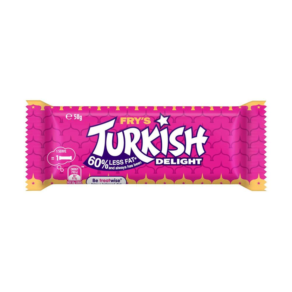 Cadbury Turkish Delight Chocolate Bar - 50g