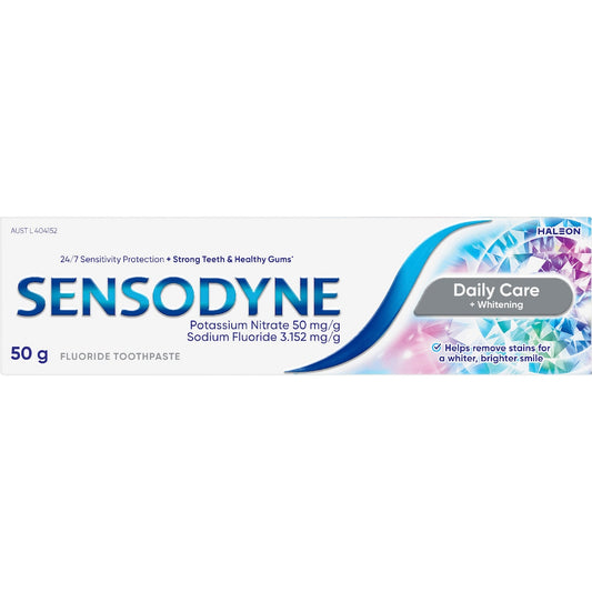 Sensodyne Daily Care & Whitening Sensitive Toothpaste 50g