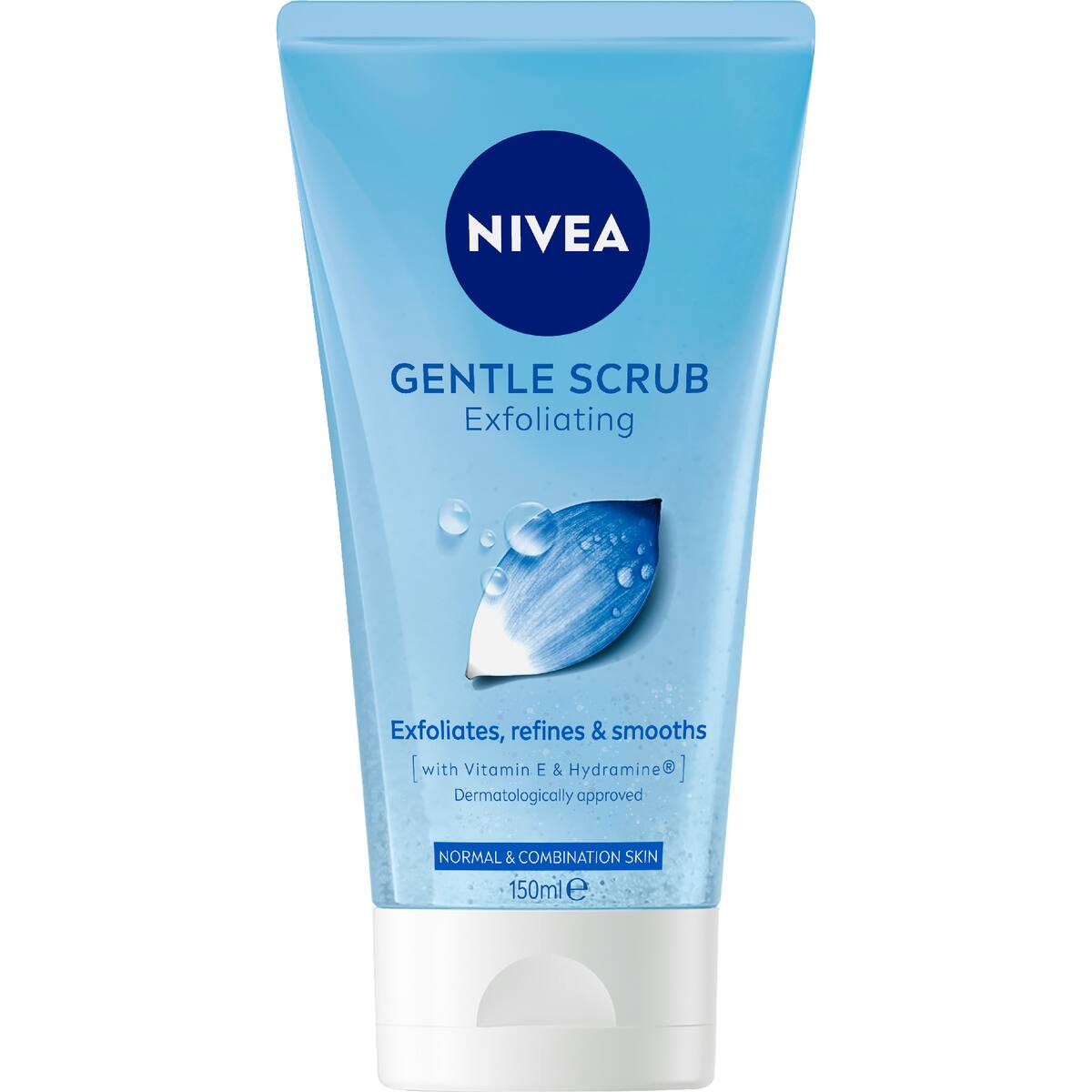 Nivea Gentle Exfoliating Face Scrub For Normal & Combination Skin 150ml