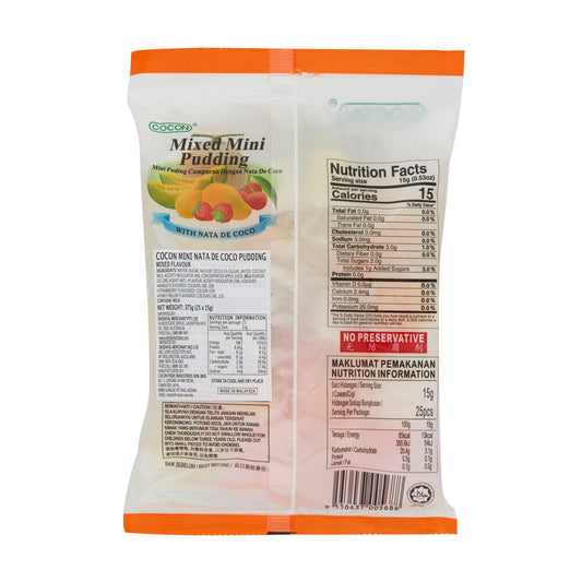 Cocon Mixed Mini Pudding 25 Pack - 375g