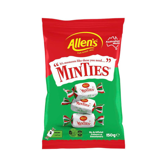 Allen's Lollies Minties Mint Chews Bag - 150g