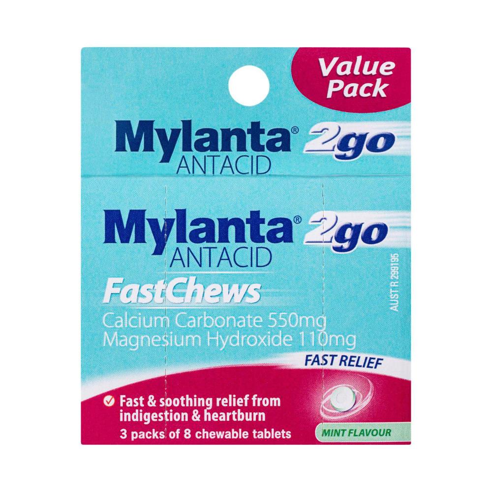 Mylanta Fast Chews - 24 Pack