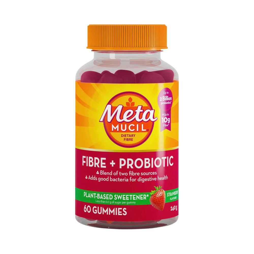Metamucil Pre + Probiotic Fibre Gummies - 60 Pack