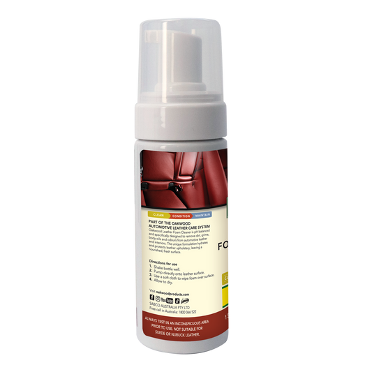 Oakwood Automotive Leather Foam Cleaner - 150ml