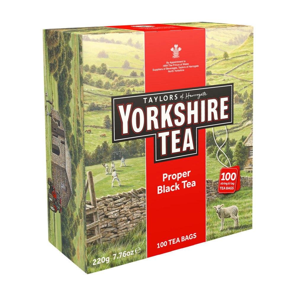 Taylors of Harrogate Yorkshire Black Tea Bags 100 Pack - 220g