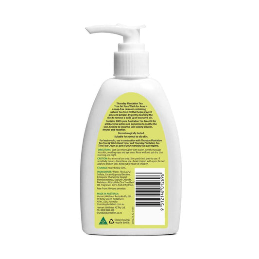 Thursday Plantation Gel Face eanser - 236mL