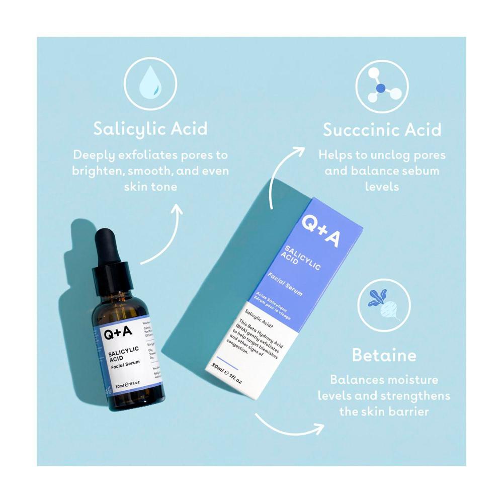 Q+A Salicyic Acid Facial Serum - 30mL