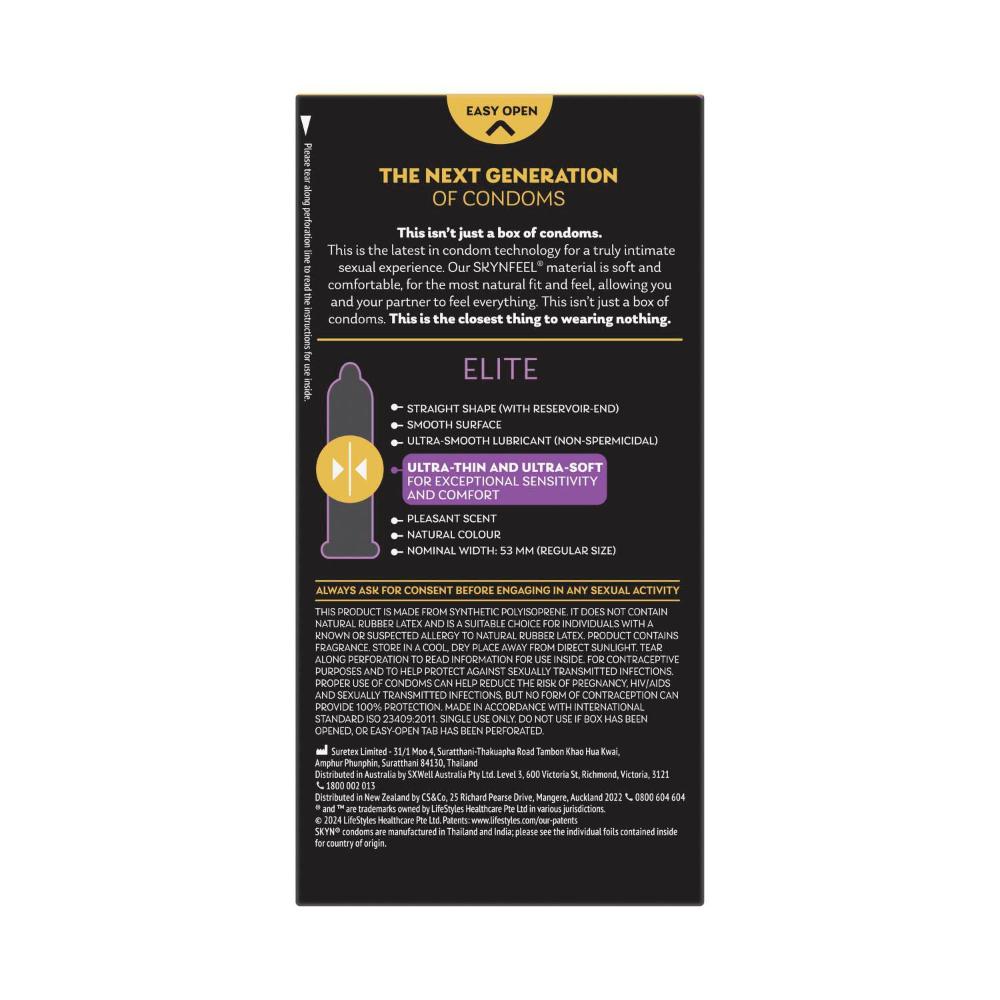 Skyn Elite Condoms - 18 Pack