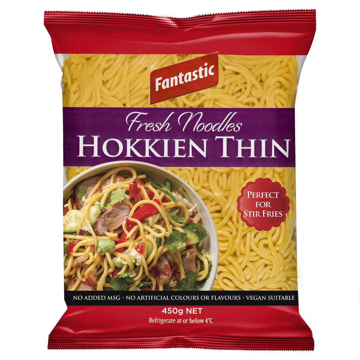 Fantastic Fresh Noodles Thin Hokkien 450g