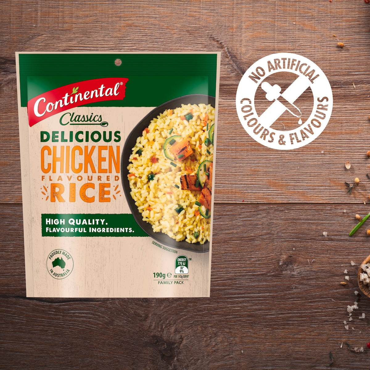 Continental Classics Chicken Rice 190g
