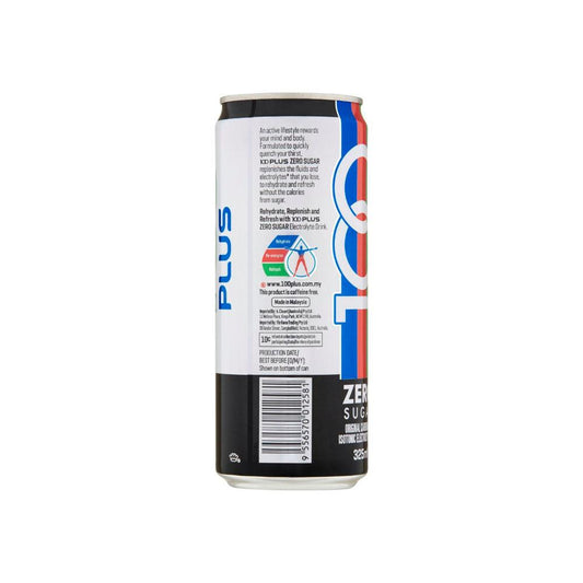 100 PLUS Original Zero Sugar Isotonic Electrolyte Drink - 325mL