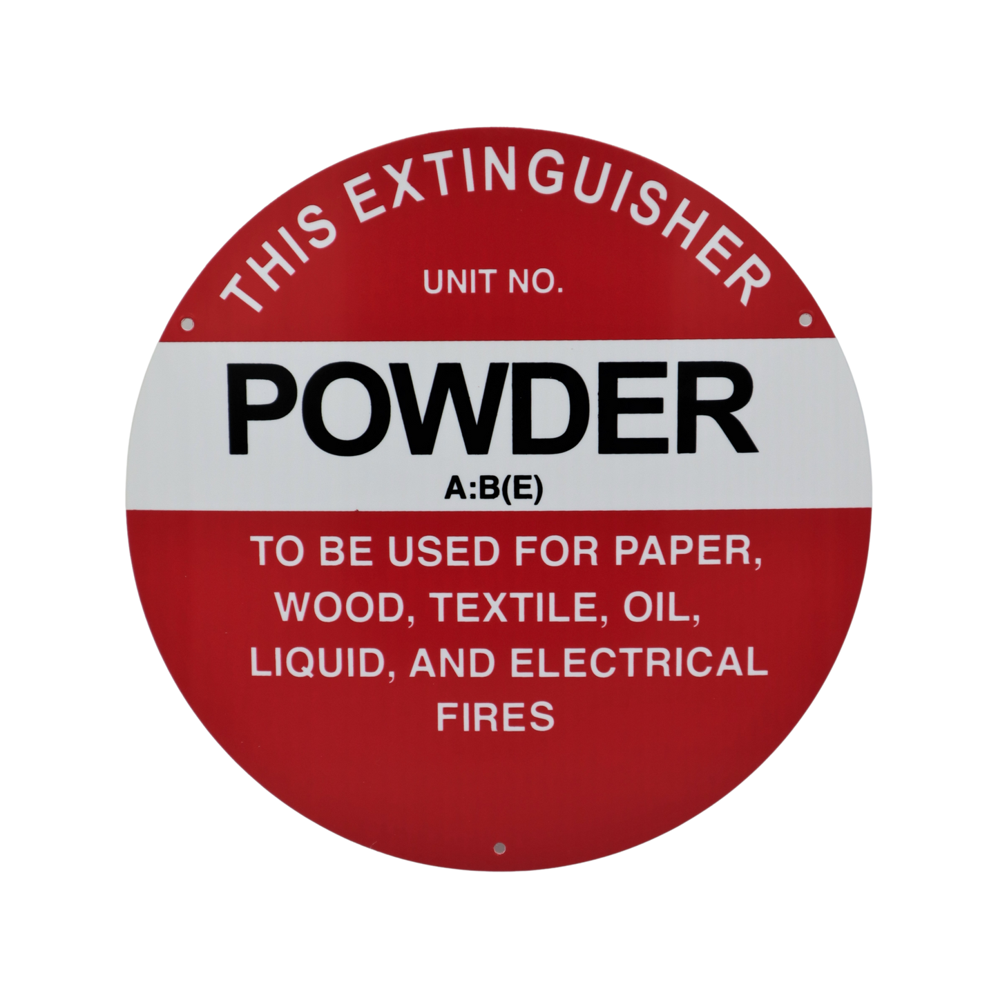 Firepro Dry Powder Extinguisher Sign - 200mm