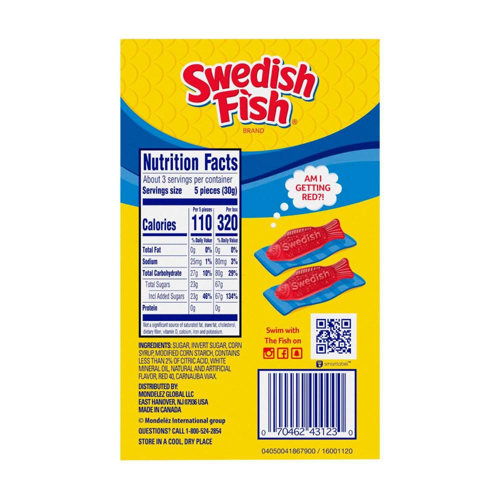 Swedish Fish Theatre Red Box - 88g