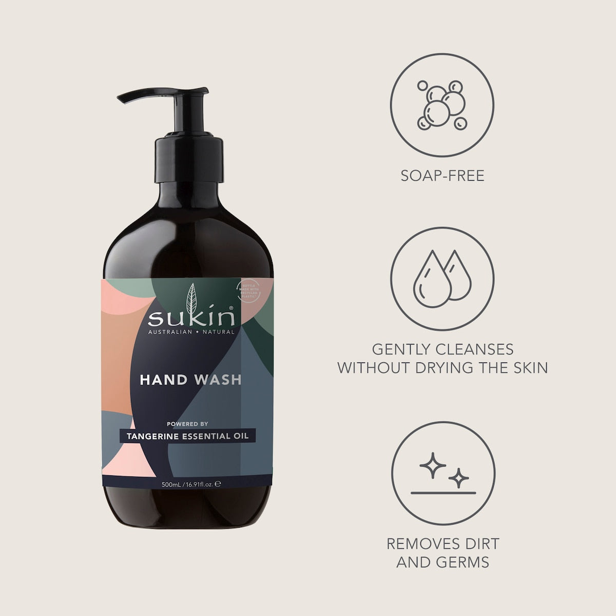 Sukin Art Series Anna Cole Hand Wash 500ml