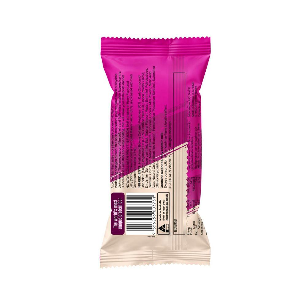 ATP Science Noway Collagen Fusion Bar Berries & Cream - 60g