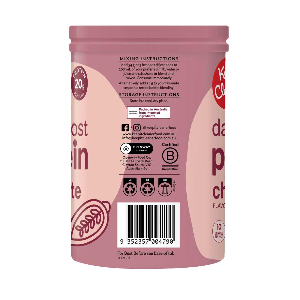 Keep It Cleaner Protein Powder Chocolate - 340g