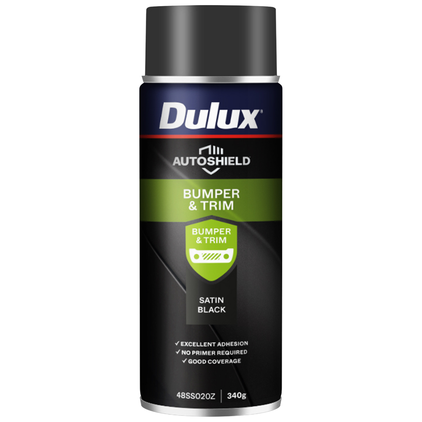 Dulux Autoshield Spray Paint - 340g - Satin Black