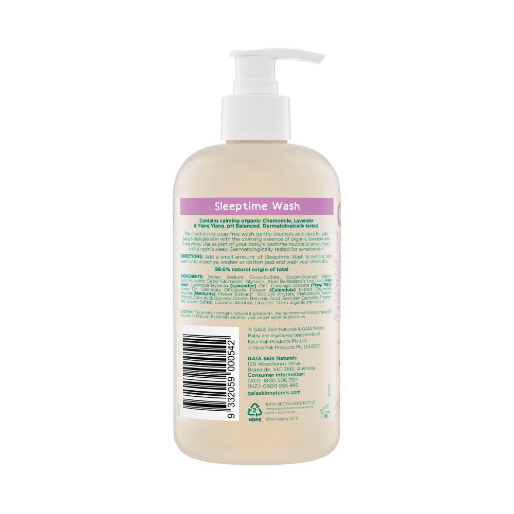 Gaia Natural Baby Sleeptime Bath - 500mL