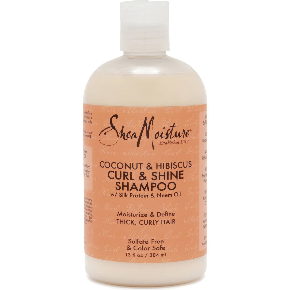 Shea Moisture Coconut & Hibiscus Curl & Shine Shampoo 384ml