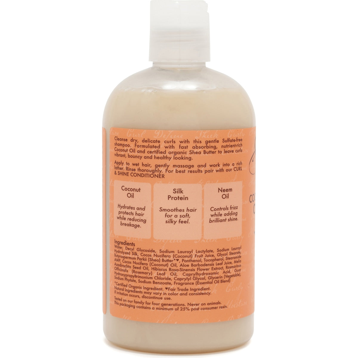 Shea Moisture Coconut & Hibiscus Curl & Shine Shampoo 384ml
