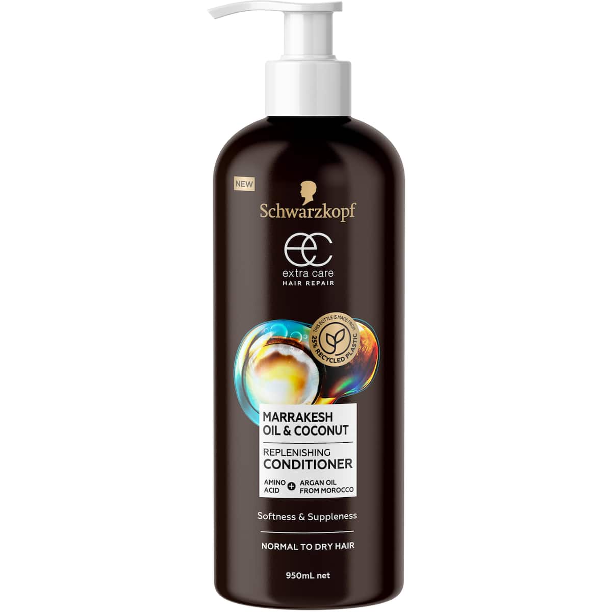 Schwarzkopf Extra Care Soft Conditioner Marrakesh Oil For Dry Hair 950ml